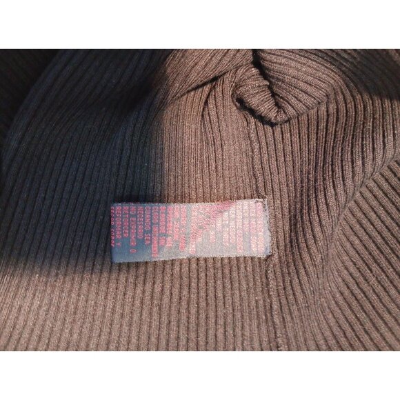 Vtg Ralph Lauren Sweater Womens Black Label Silk Blend Ribbed Knit L - Picture 10 of 10